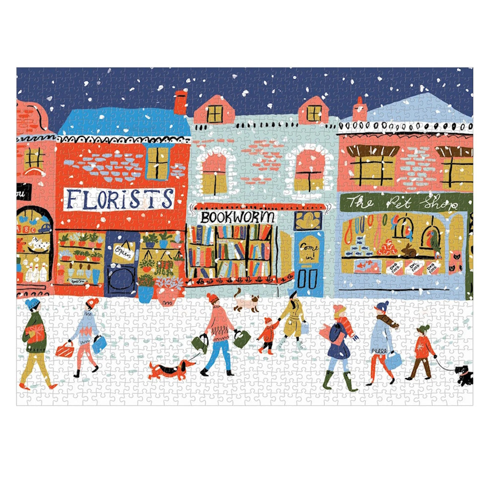 Galison 1000 Piece Jigsaw Puzzle - Main Street Village