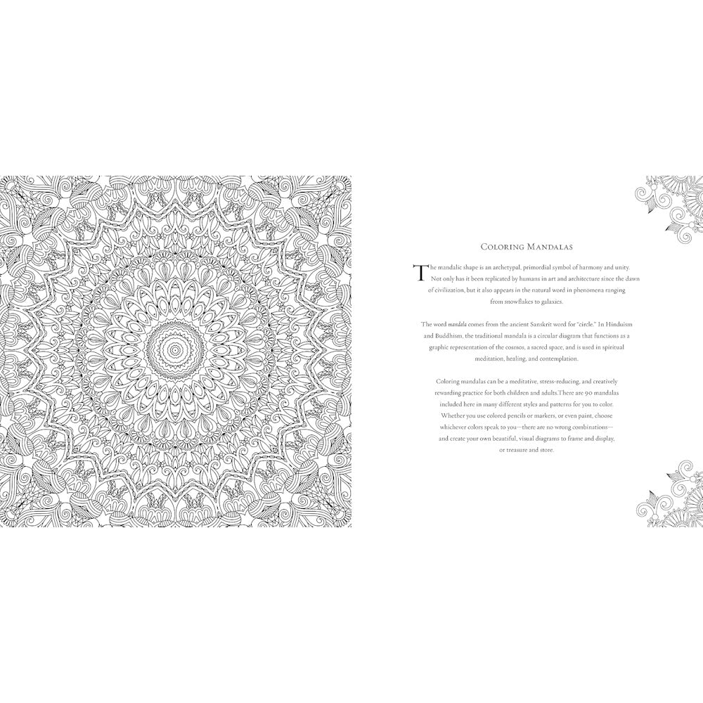 Mandala Meditation Colouring Book