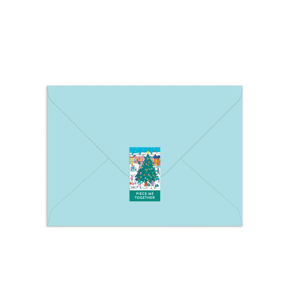 Merry & Bright Christmas Greeting Card Puzzle