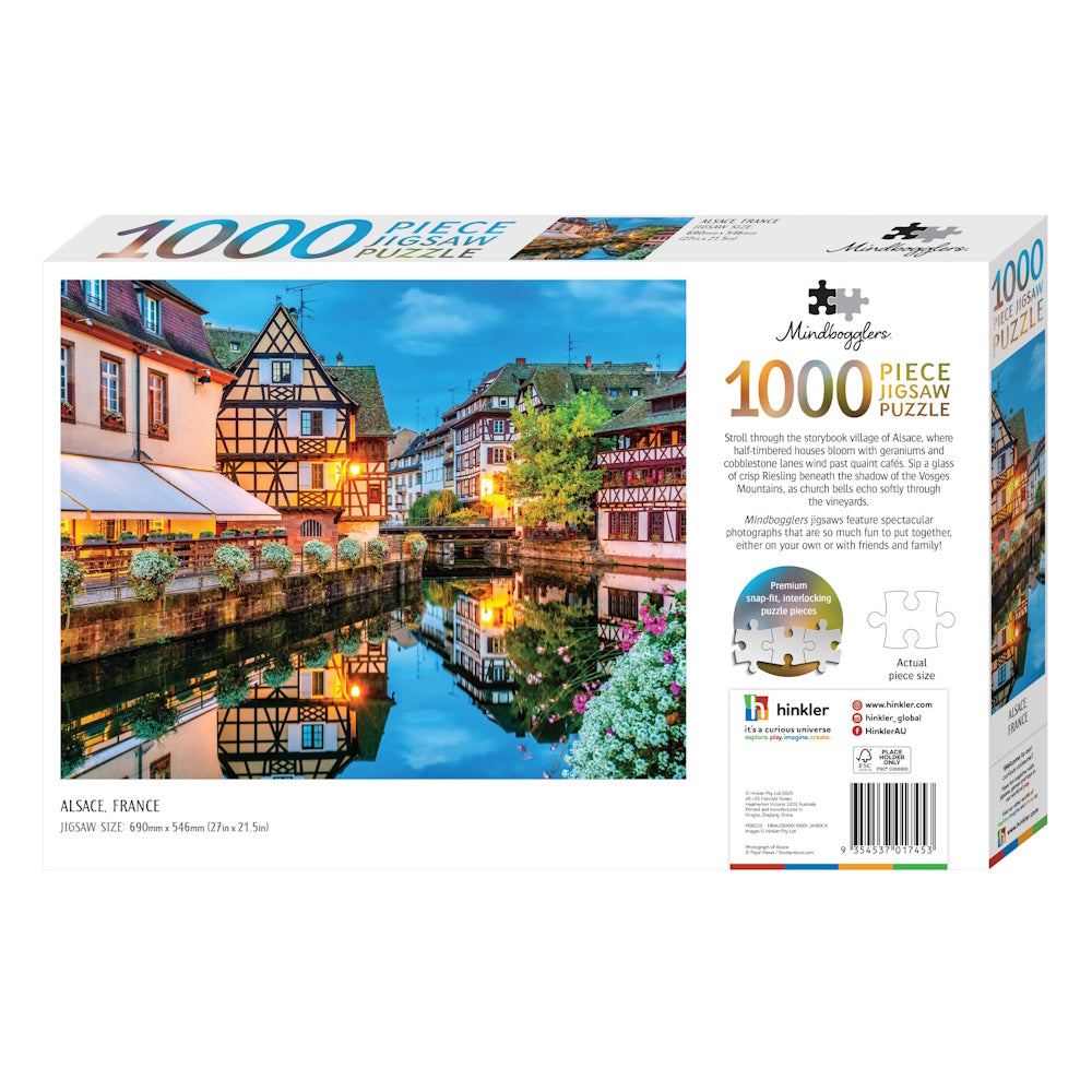Mindbogglers 1000 Piece Puzzle - Alsace, France