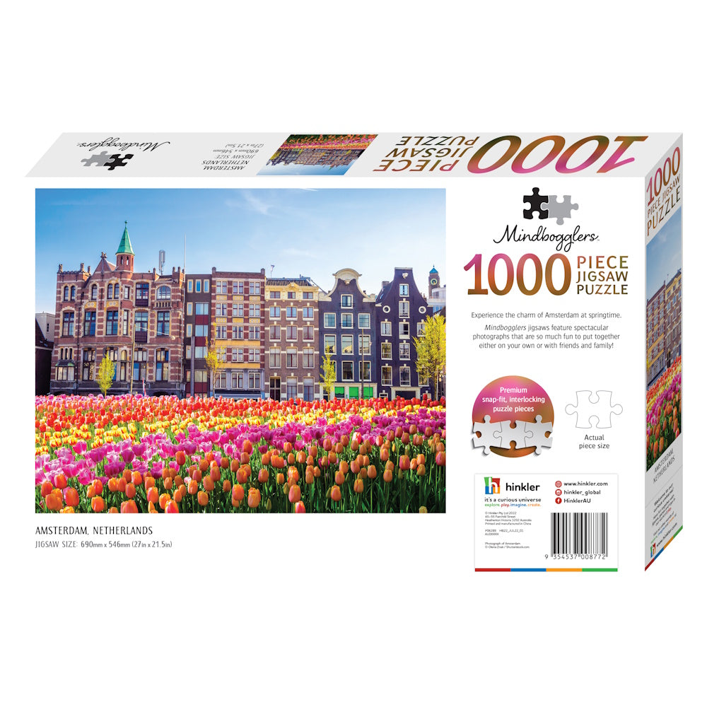 Mindbogglers 1000 Piece Puzzle - Amsterdam, Netherlands