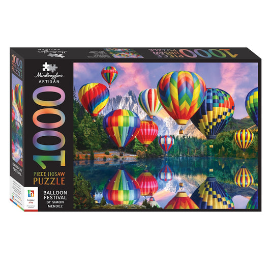 Mindbogglers Artisan 1000 Piece Puzzle - Balloon Festival