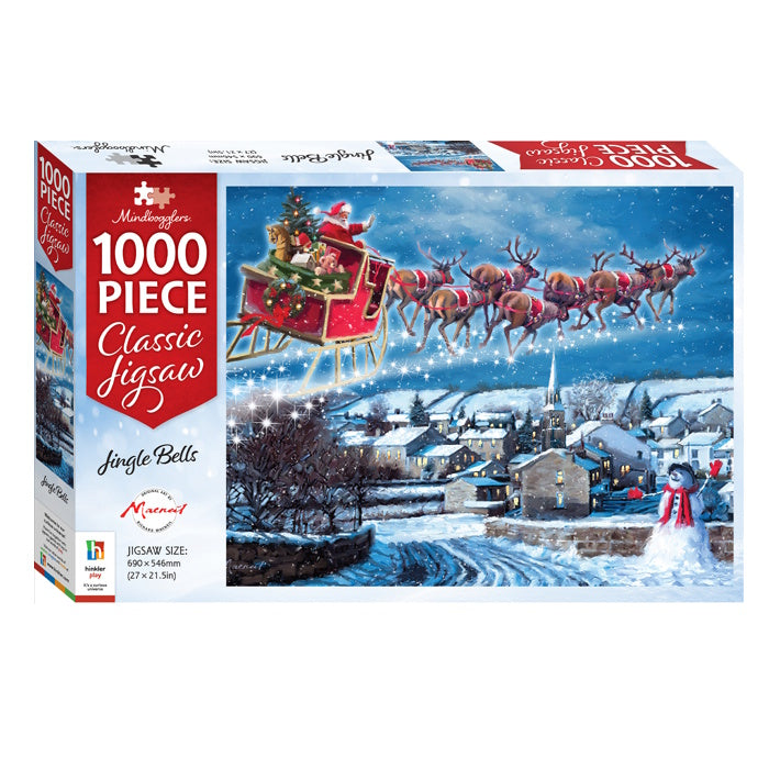 Mindbogglers 1000 Piece Christmas Puzzle - Jingle Bells