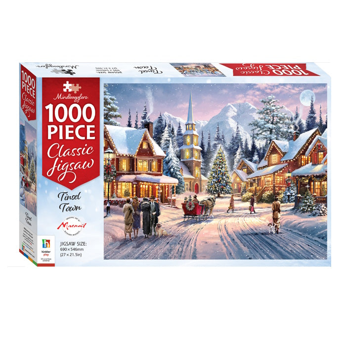Mindbogglers 1000 Piece Christmas Puzzle - Tinsel Town