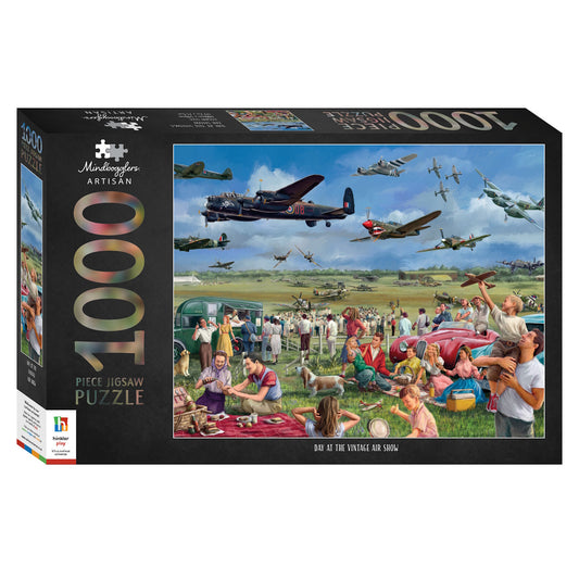 Mindbogglers Artisan 1000 Piece Puzzle - Day at the Vintage Air Show