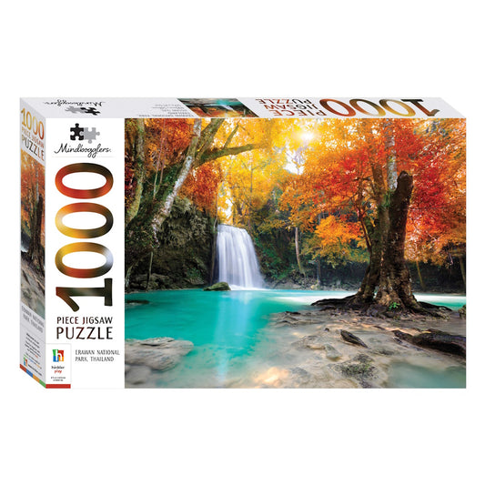 Mindbogglers 1000 Piece Puzzle - Erawan National Park, Thailand