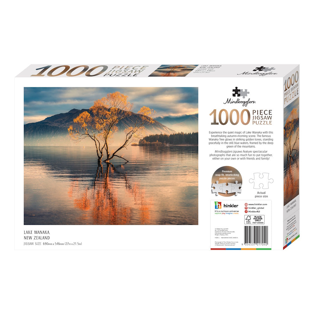 Mindbogglers 1000 Piece Puzzle - Lake Wanaka, New Zealand