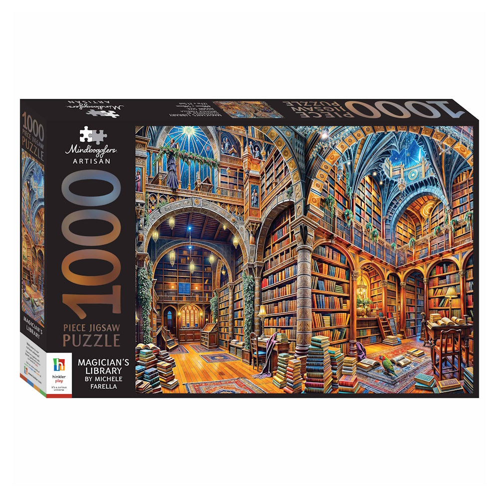 Mindbogglers Artisan 1000 Piece Puzzle - Magician's Library