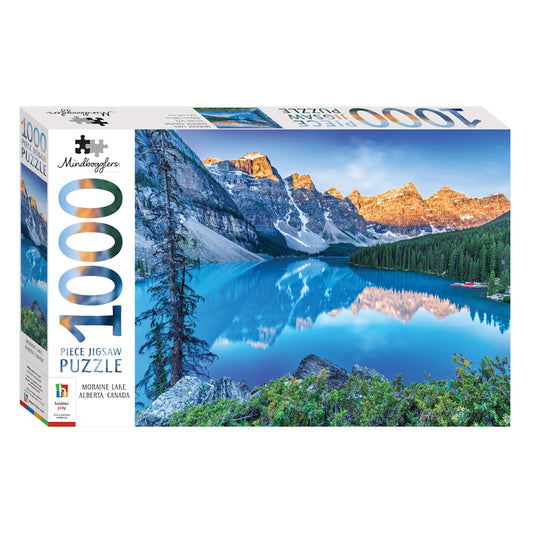 Mindbogglers 1000 Piece Puzzle - Moraine Lake, Alberta Canada