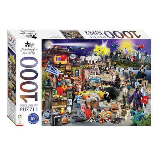 Mindbogglers 1000 Piece Puzzle - Puntastic Movies