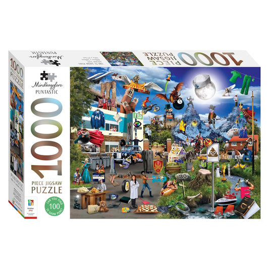 Mindbogglers 1000 Piece Puzzle - Puntastic TV Shows