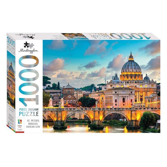 Mindbogglers 1000 Piece Puzzle - St Peter's Basilica, Vatican City