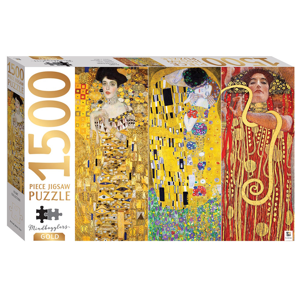 Mindbogglers Gold 1500 Piece Puzzle - Klimt Collection