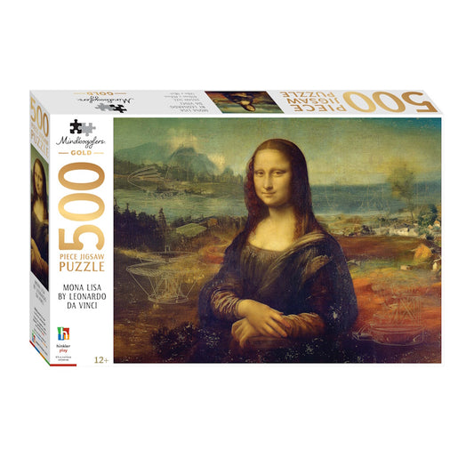 Mindbogglers Gold 500 Piece Puzzle - Mona Lisa