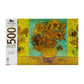 Mindbogglers Gold 500 Piece Puzzle - Sunflowers