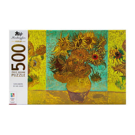 Mindbogglers Gold 500 Piece Puzzle - Sunflowers