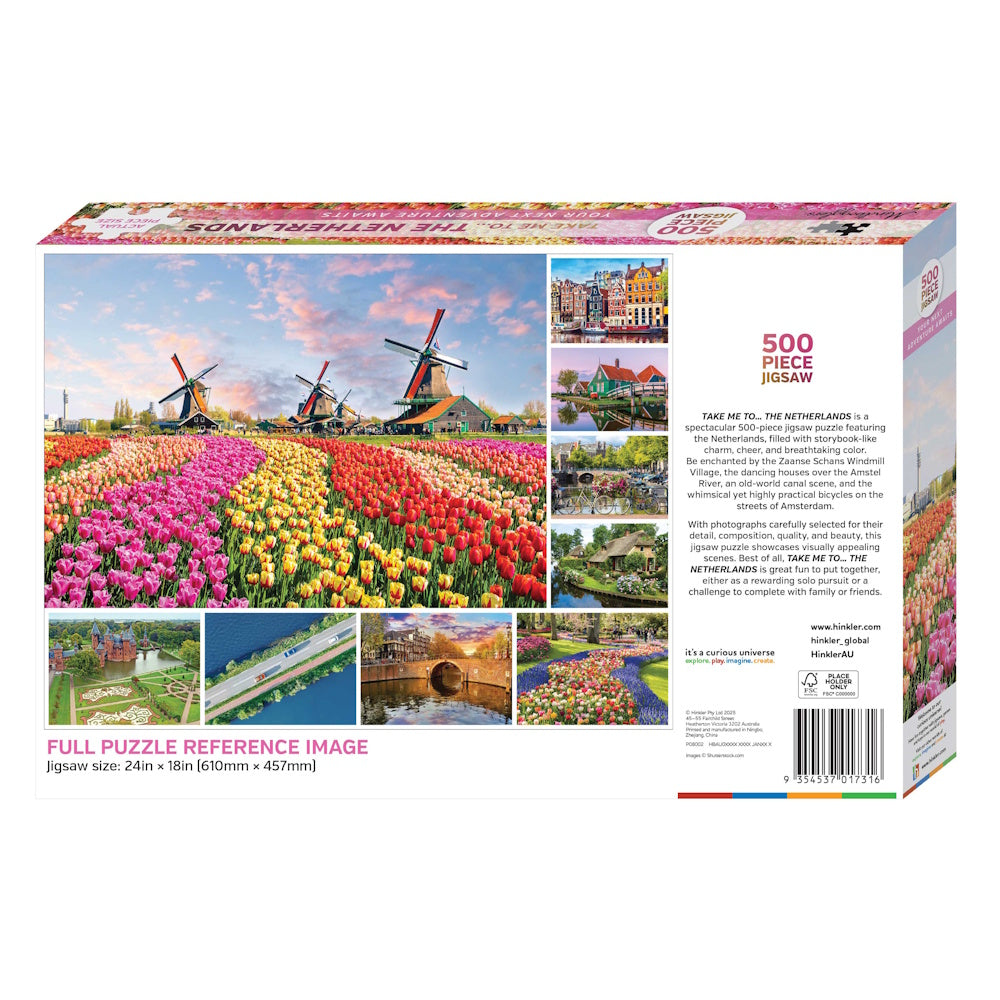 Mindbogglers 500 Piece Puzzle - Take Me to the Netherlands