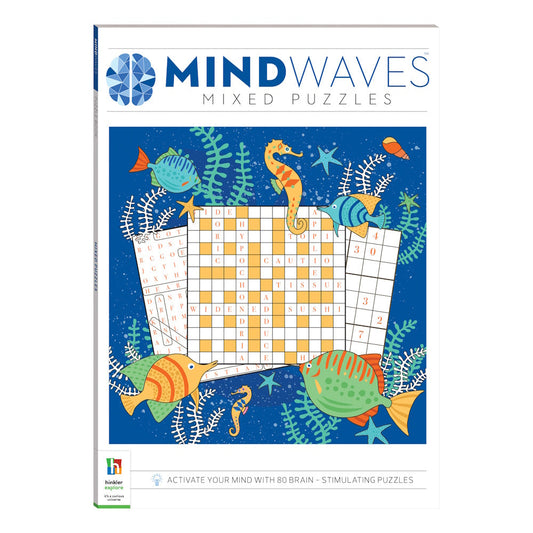 Mindwaves Puzzle Book - Mixed Puzzles
