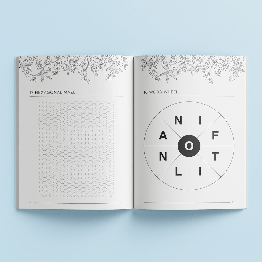 Mindwaves Puzzle Book - Mixed Puzzles