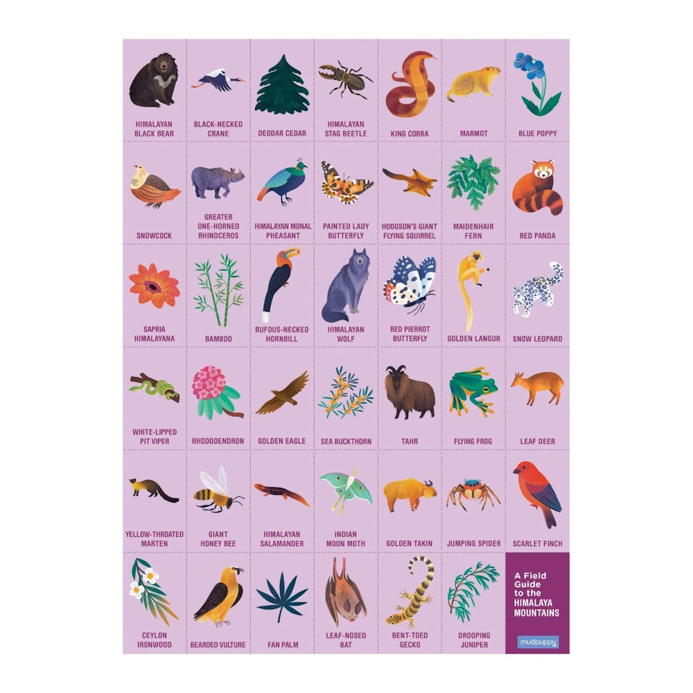 Mudpuppy In the Mountains Safari 64 Piece Search and Find Puzzle
