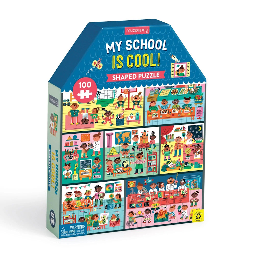 My School is Cool! 100 Piece House-Shaped Puzzle