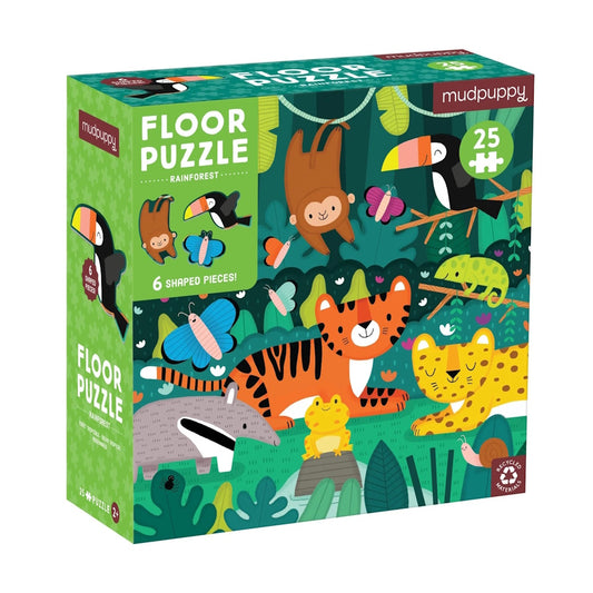Mudpuppy 25 Piece Floor Puzzle - Rainforest