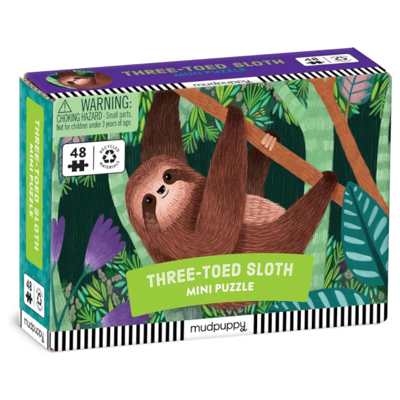 Three-toed Sloth 48 Piece Mini Puzzle