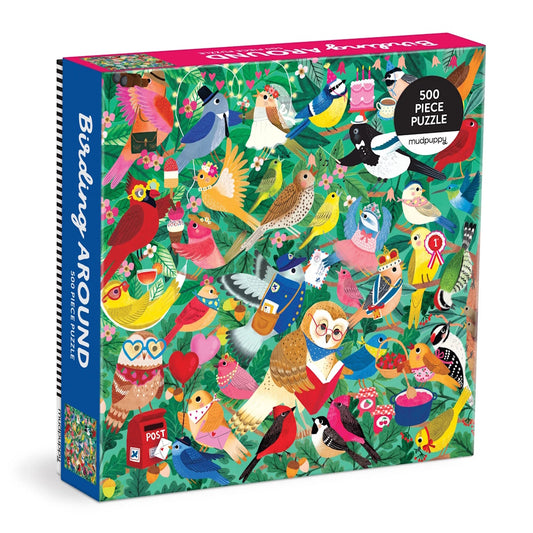 Mudpuppy 500 Piece Family Puzzle - Birding Around