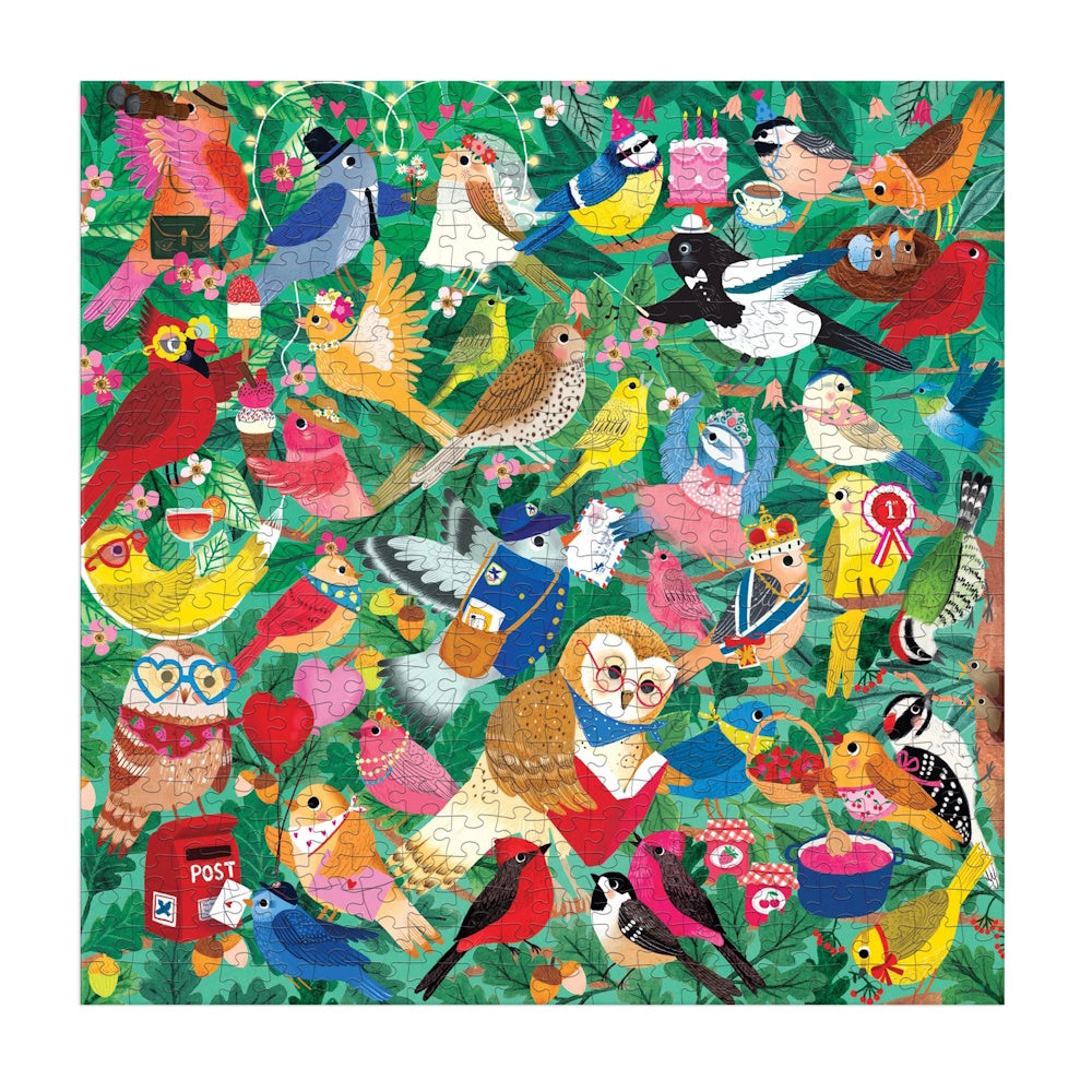 Mudpuppy 500 Piece Family Puzzle - Birding Around