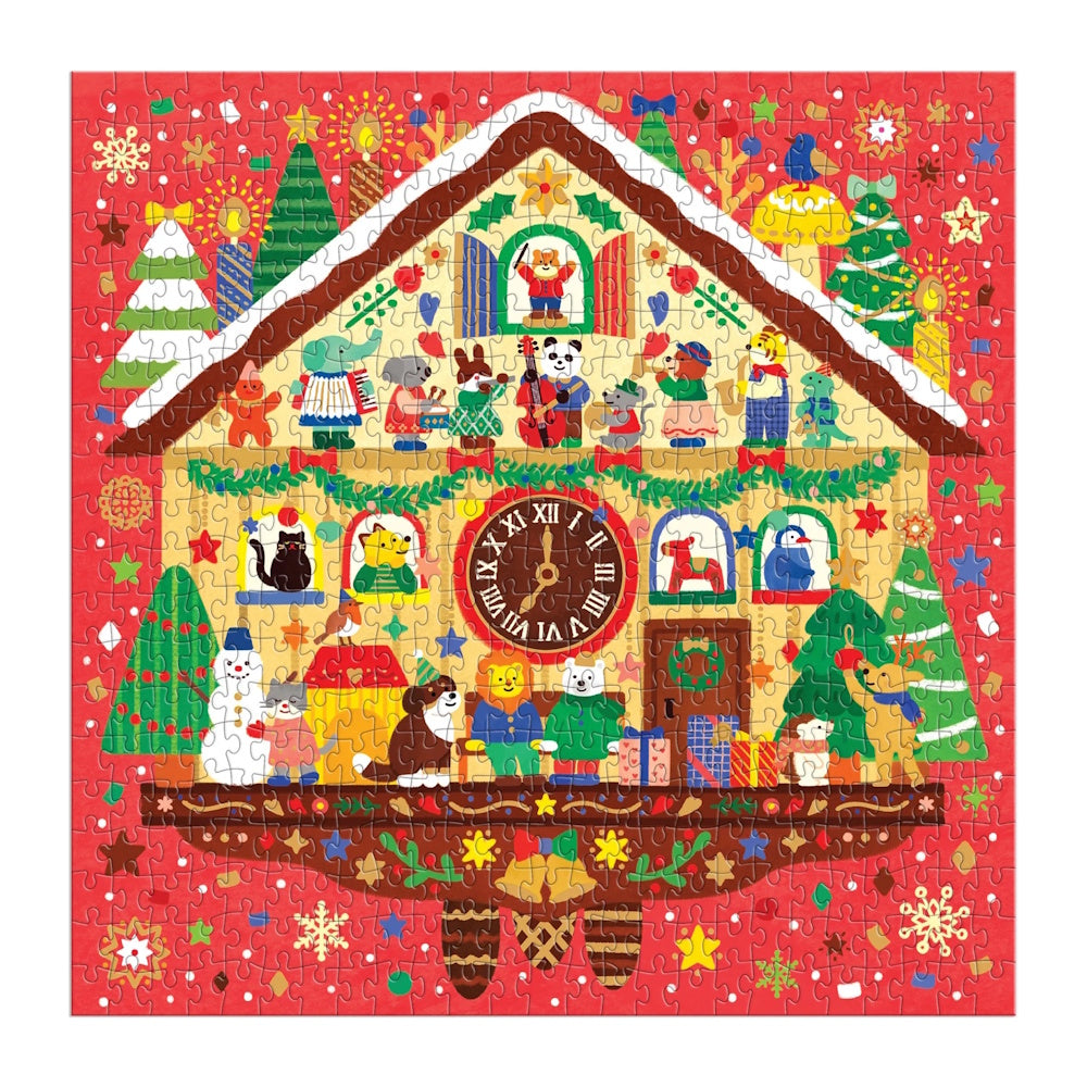 Mudpuppy 500 Piece Family Puzzle - Christmas Time