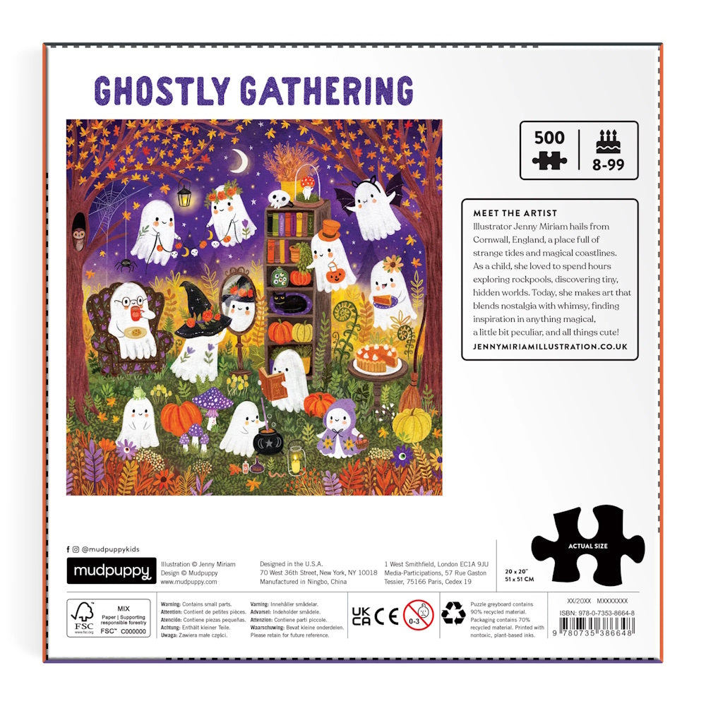 Mudpuppy 500 Piece Family Puzzle - Ghostly Gathering