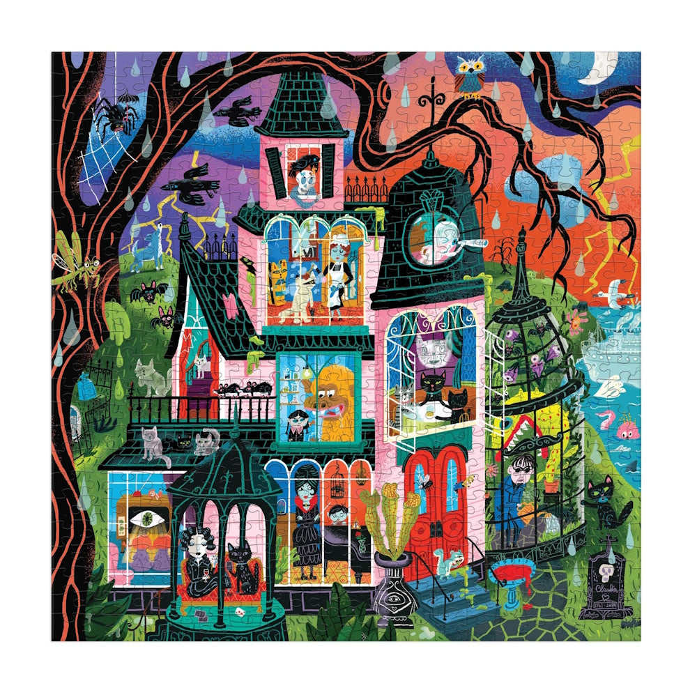 Mudpuppy 500 Piece Family Puzzle - Monster Mansion
