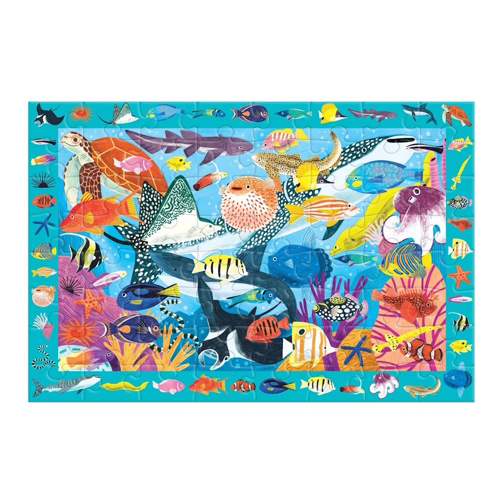 Mudpuppy Coral Reef 64 Piece Search and Find Puzzle
