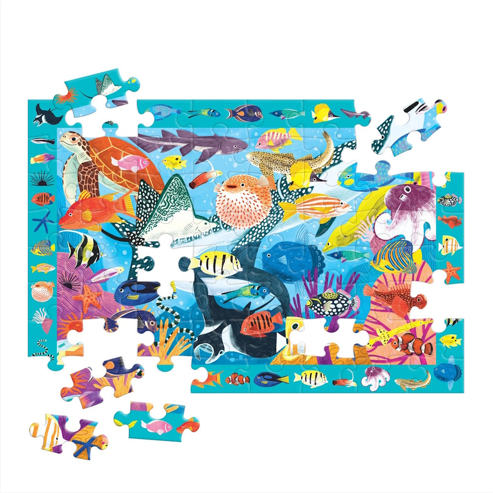 Mudpuppy Coral Reef 64 Piece Search and Find Puzzle