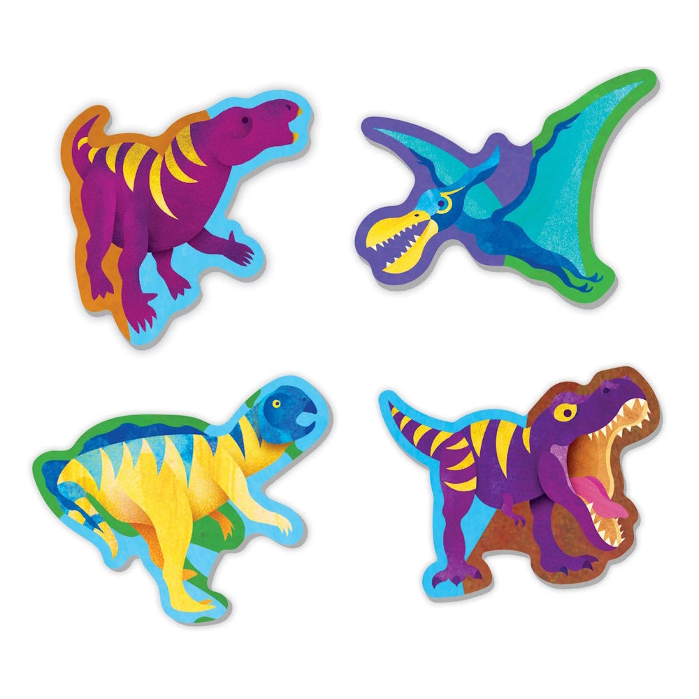 Mudpuppy Dinosaur World - 80 Piece Geography Puzzle