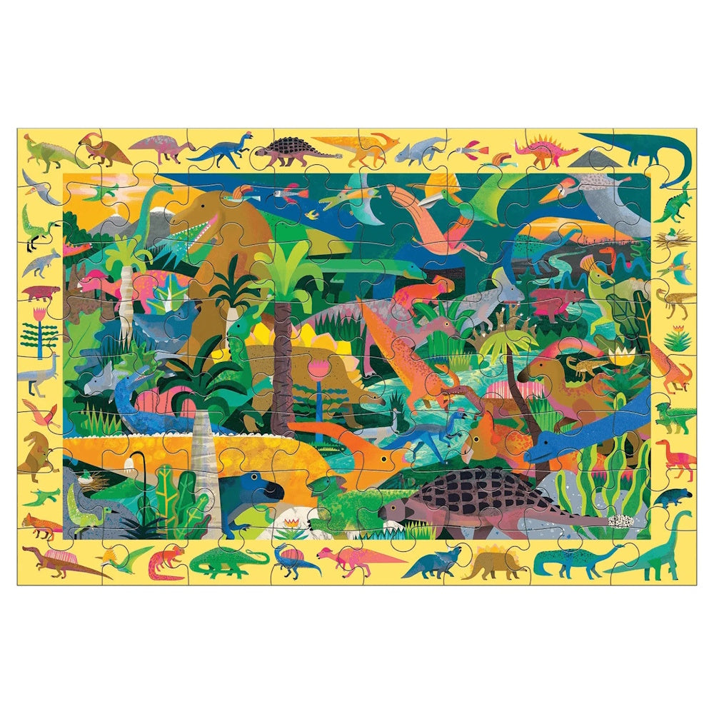 Mudpuppy Dinosaurs 64 Piece Search & Find Puzzle