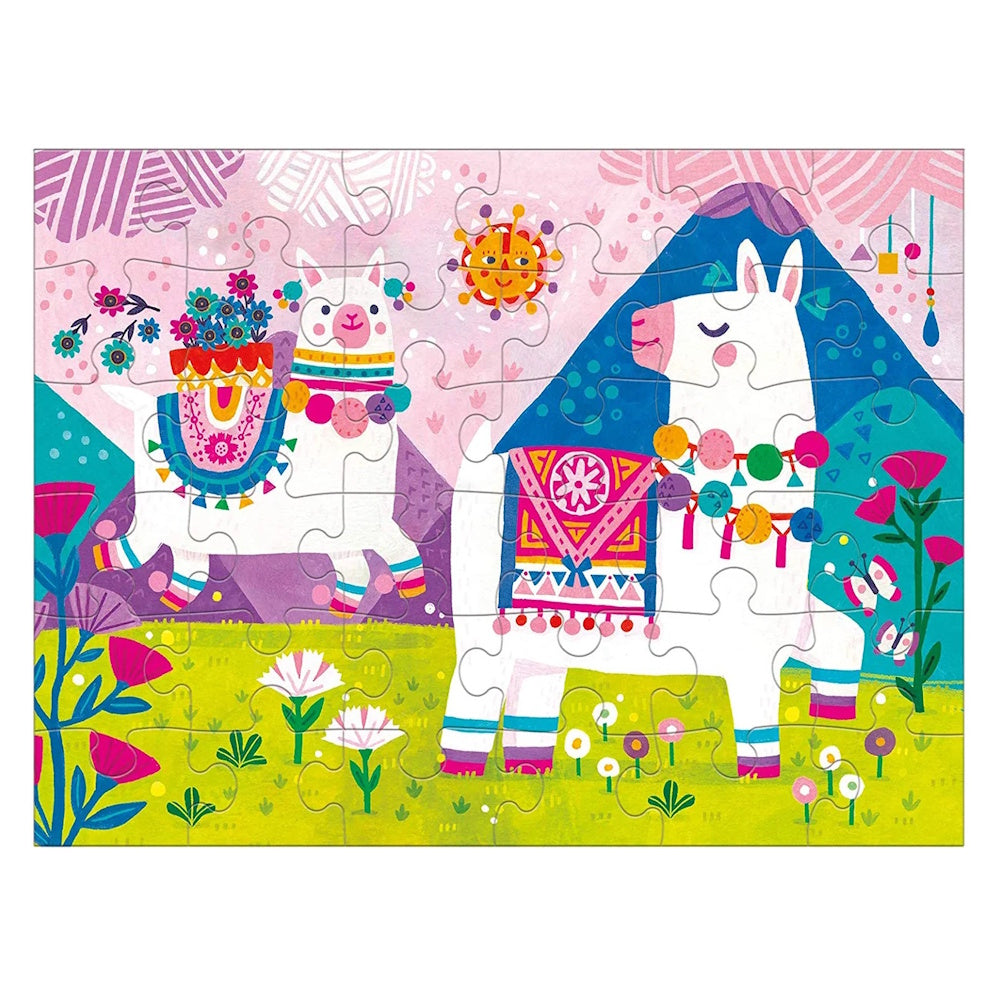 Mudpuppy Llama Land 36 Piece Puzzle to Go