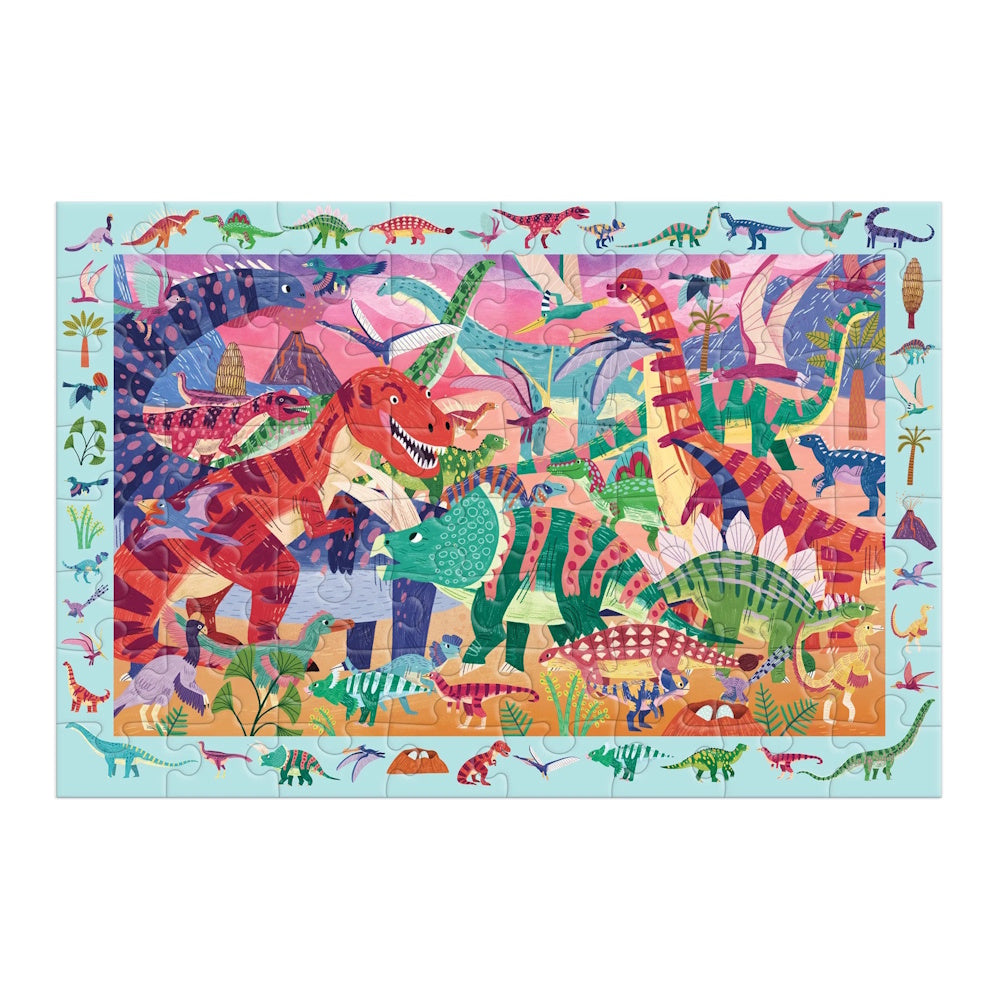 Mudpuppy Mighty Dinosaurs 64 Piece Search & Find Puzzle