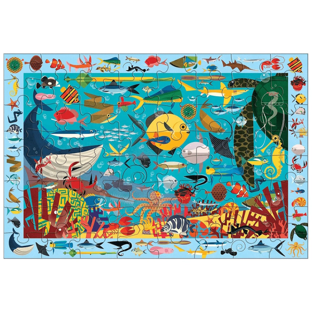 Mudpuppy Ocean Life 64 Piece Search & Find Puzzle
