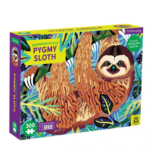 Endangered Species: Pygmy Sloth 300 Piece Puzzle