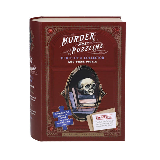 Murder Most Puzzling Death of a Collector 500 Piece Puzzle
