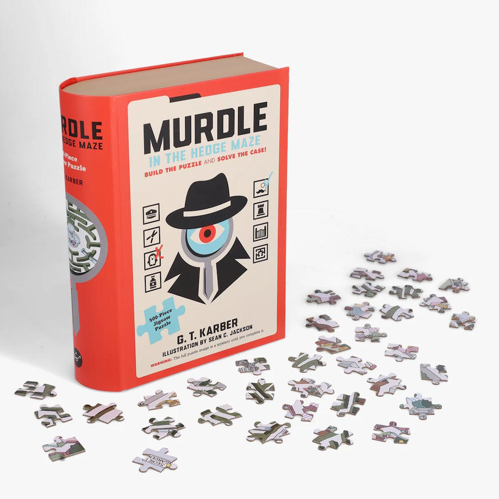 Murdle in the Hedge Maze 500 Piece Puzzle