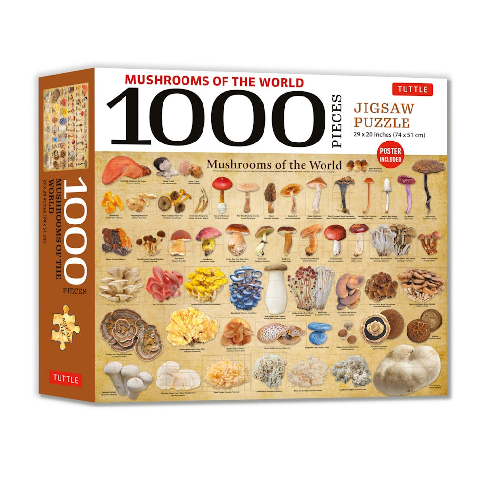 Mushrooms of the World 1000 Piece Puzzle