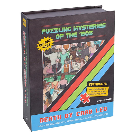 Puzzling Mysteries of The ’80s: Death by Crab Leg 500 Piece Puzzle