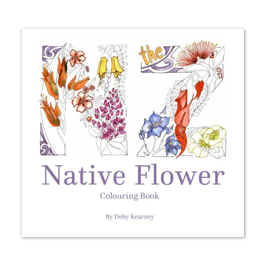 The New Zealand Native Flower Colouring Book