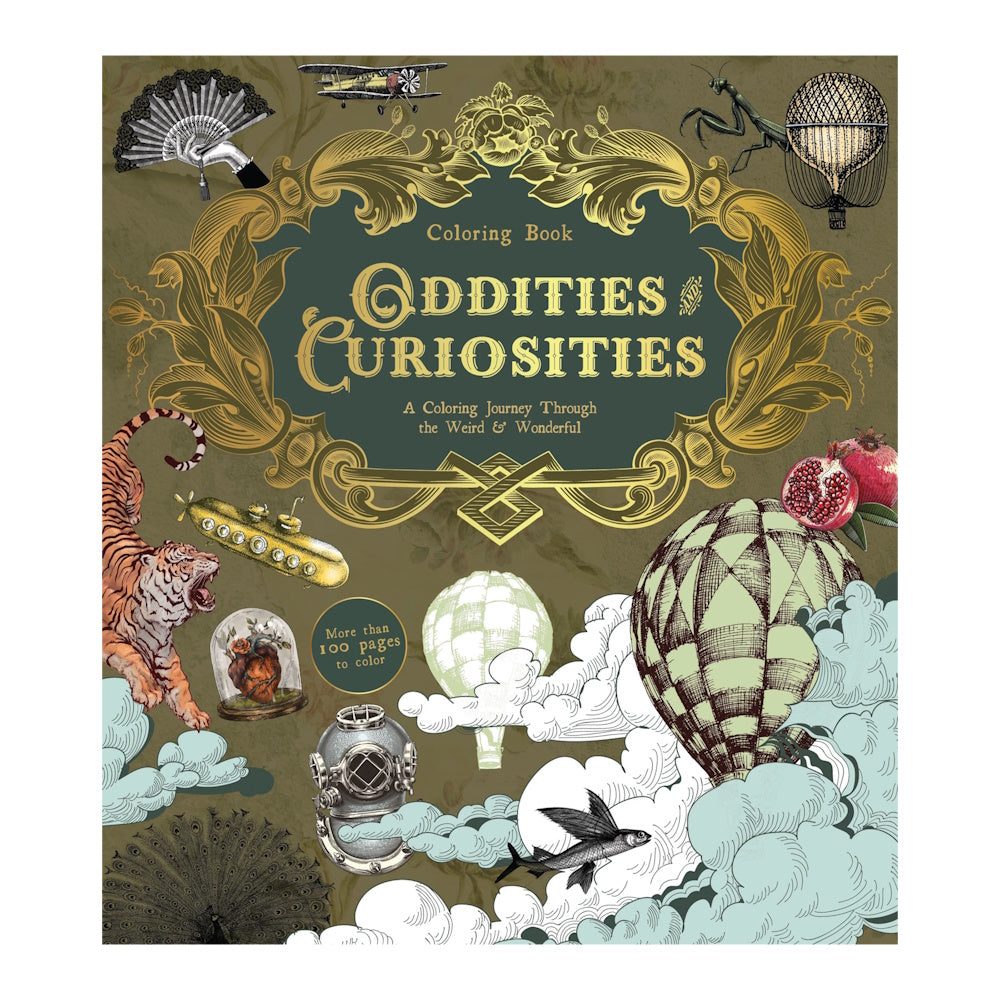Oddities & Curiosities Colouring Book