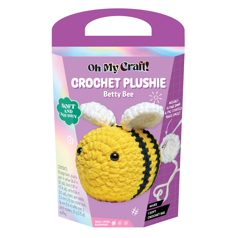 Batty Bee OMC! Crochet Plushie Kit - Betty Bee – The Jigstore