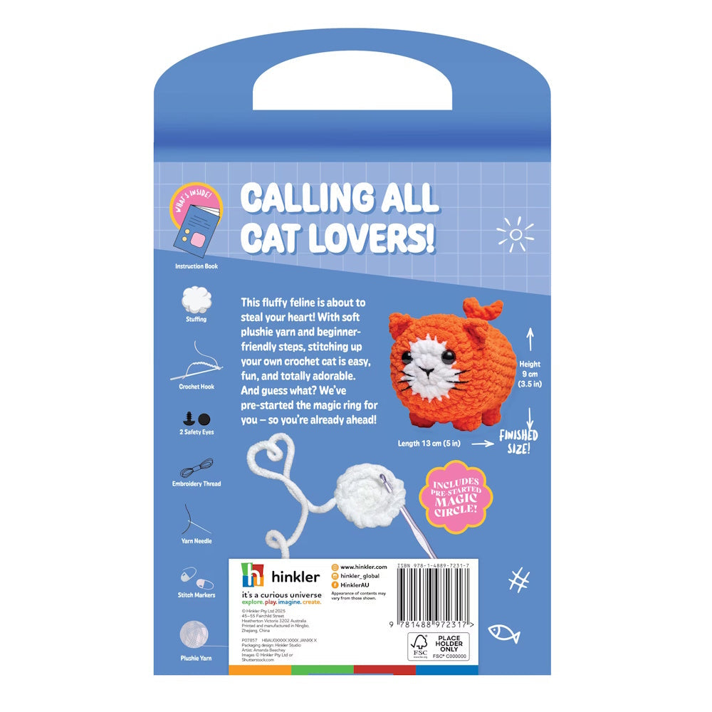 OMC! Crochet Plushie Kit - Kiki Kitten