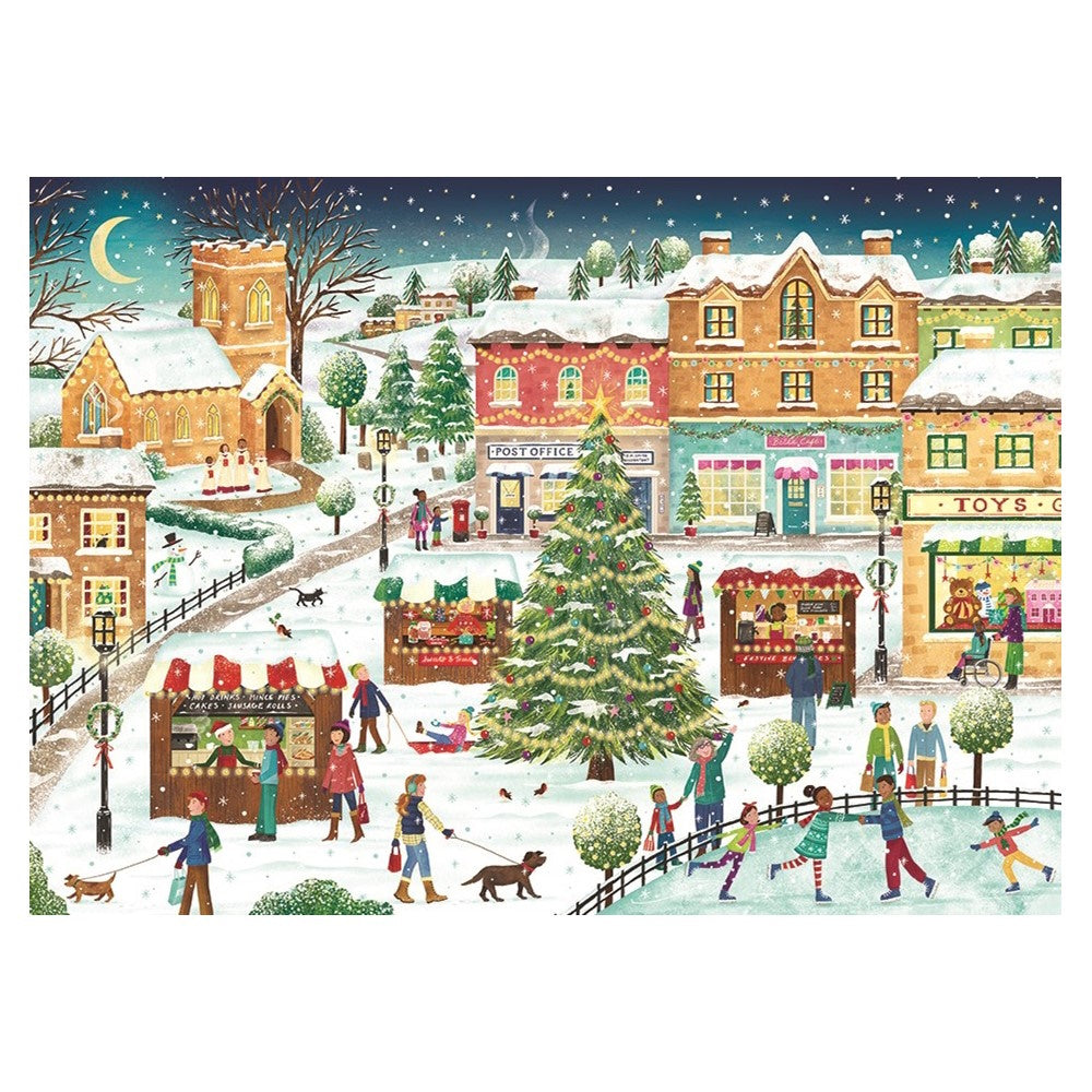 Otter House 1000 Piece Puzzle - Christmas Festivities