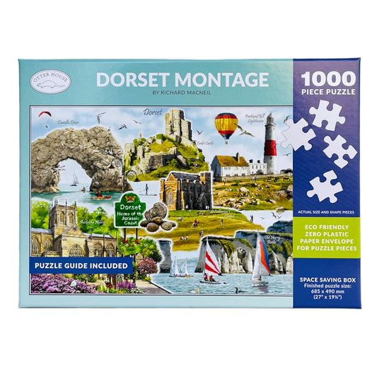Otter House 1000 Piece Puzzle - Dorset Montage